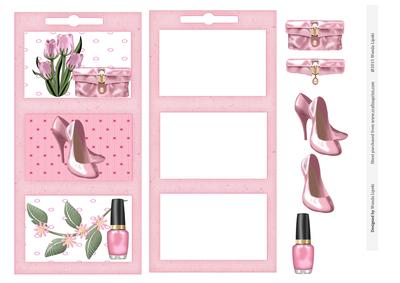 Pretty in Pink Pastels Card Front