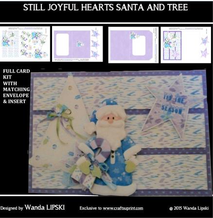 Still Joyful Santa and Tree