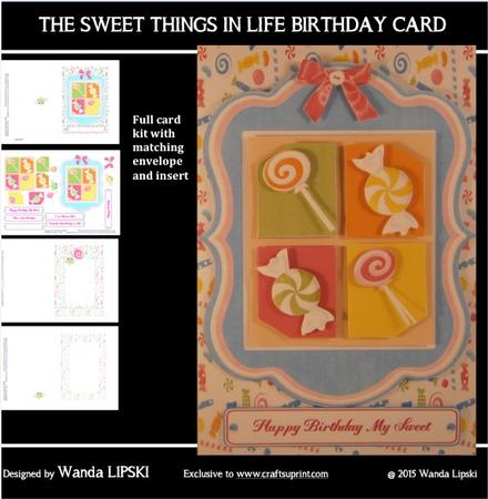 The Sweet Things in Life Birthday Card