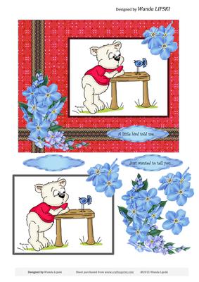 A Little Bird Told Me Card Front
