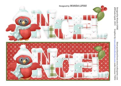 Season's Tweetings Noel Large Dl Topper 2