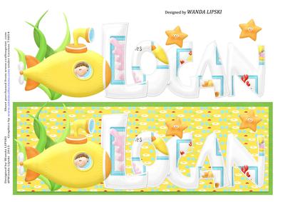 Logan Seascape Large Dl Name Card
