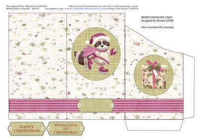 Woodland Wishes 1 Money Envelope Card