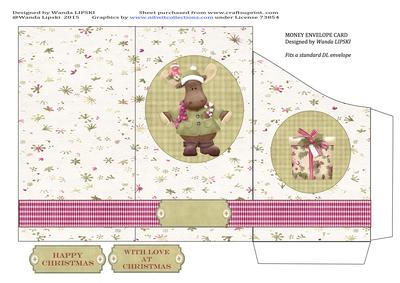 Woodland Wishes 4 Money Envelope Card
