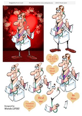Doctor in Love Valentine Toppe