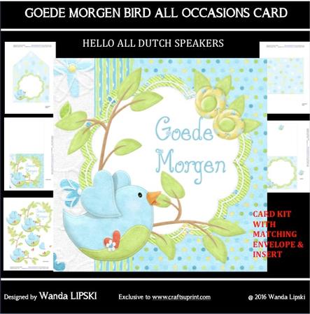 Goede Morgen Bird All Occasions Card