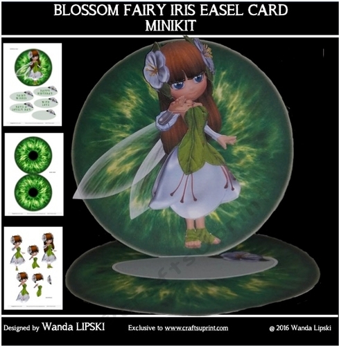 BLOSSOM FAiRY IRIS EASEL CARD MINIKIT