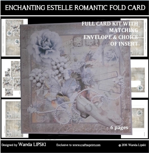 ENCHANTING ESTELLE ROMANTIC BIRTHDAY CARD
