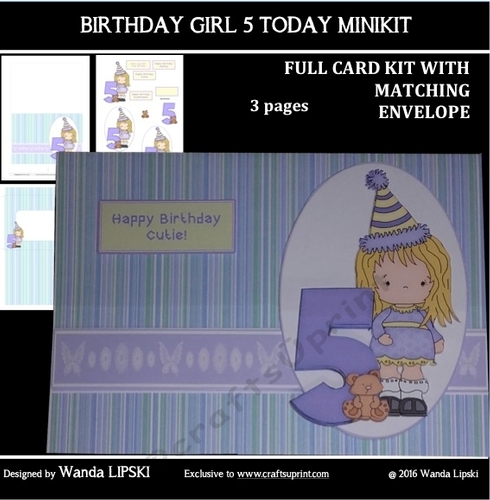 BIRTHDAY GIRL 5 TODAY 