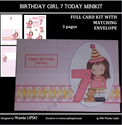 BIRTHDAY GIRL 7 TODAY 