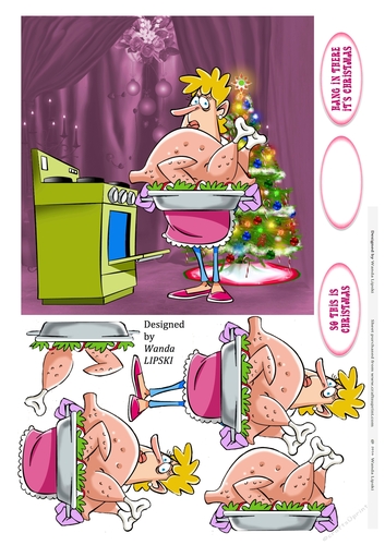 SO THIS IS CHRISTMAS HUMOROUS CARD FRONT