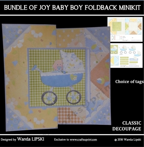 BUNDLE OF JOY BABY BOY FOLDBACK MINI KIT