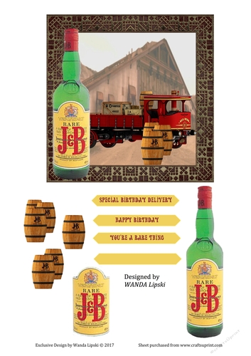 SPECIAL BIRTHDAY WHISKY DELIVERY CARD FRONT