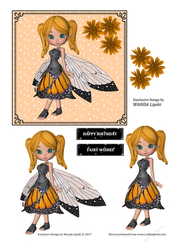 BEE FAIRY CARD FRONT