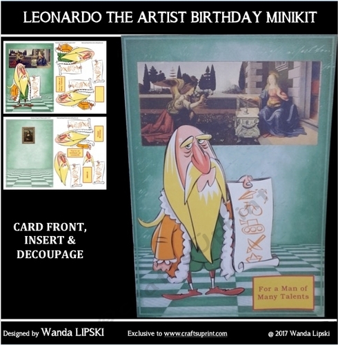 LEONARDO THE ARTIST BIRTHDAY MINIKIT
