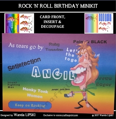 ROCK N ROLL MUSICAL BIRTHDAY MINIKIT