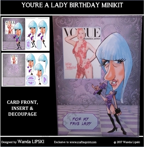 YOURE A LADY MUSICAL BIRTHDAY MINIKIT