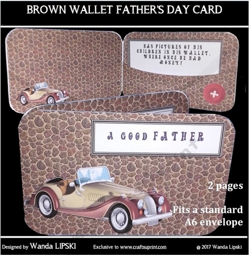 BROWN WALLET FATHERS DAY MINIKIT
