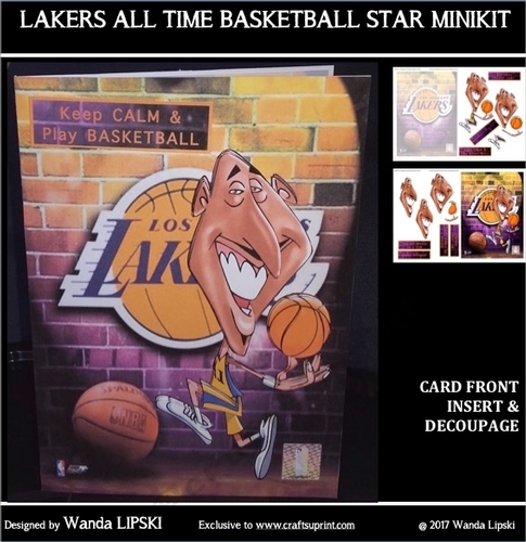 LAKERS ALL TIME BASKETBALL STAR MINIKIT