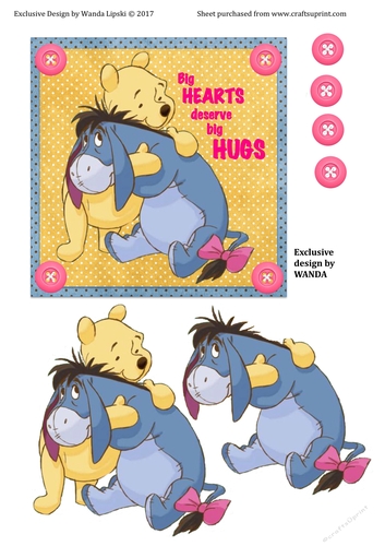 WHO NEEDS A HUG GIRL VERSION TOPPER