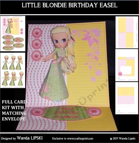 LITTLE BLONDIE BIRTHDAY EASEL 