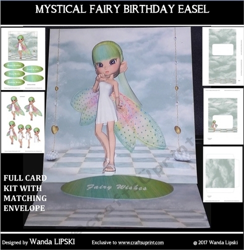 MYSTICAL FAIRY BIRTHDAY EASEL 