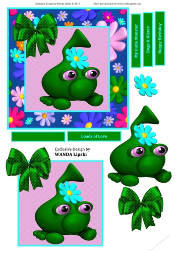 MONSTER KISSES BIRTHDAY BUG 1