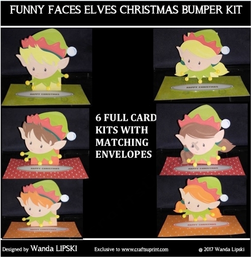 FUNNY FACES CHRISTMAS ELVES BUMPER KIT