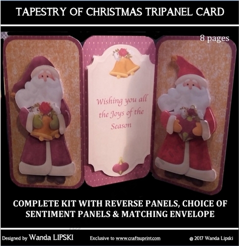 TAPESTRY OF CHRISTMAS TRIFOLD CARD