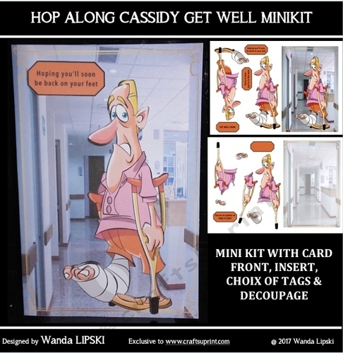 HOP ALONG CASSIDY GET WELL MINIKIT