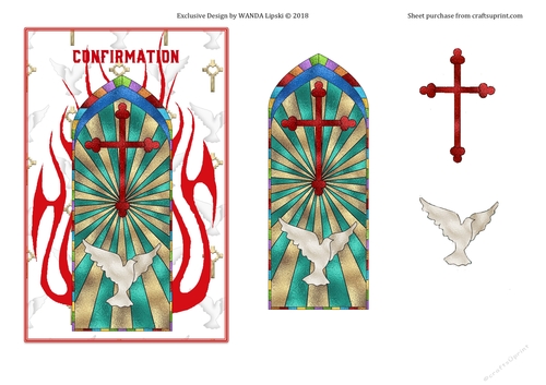 HOLY SPIRIT CONFIRMATION CARD FRONT