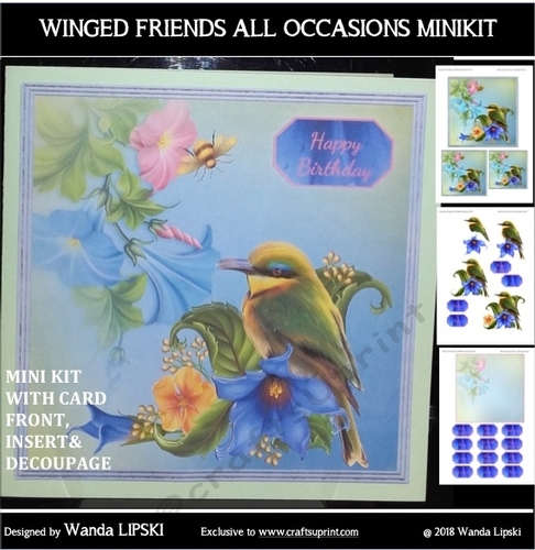 WINGED FRIENDS ALL OCCASIONS FEMALE RELATIVES MINIKIT