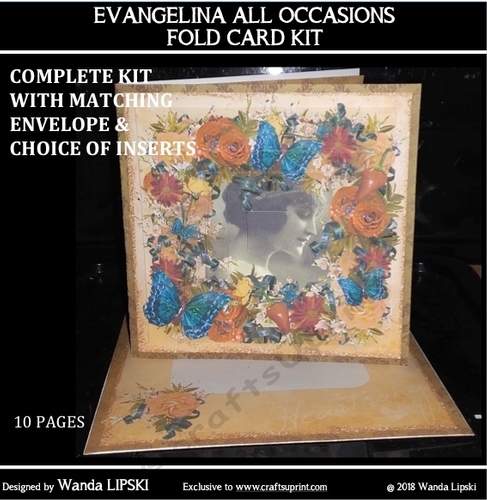 EVANGELINA ALL OCCASIONS FOLD CARD PYRAMID KIT