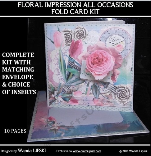 FLORAL IMPRESSIONS ALL OCCASIONS FOLD CARD PYRAMID KIT