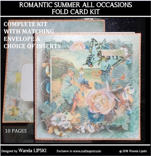 ROMANTIC SUMMER ALL OCCASIONS FOLD CARD PYRAMID KIT