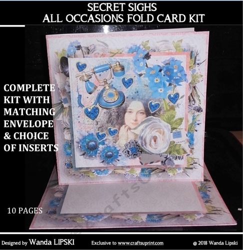 SECRET SIGHS ALL OCCASIONS FOLD CARD KIT