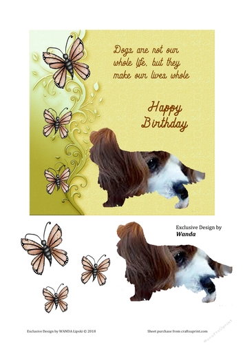 DOGS MAKE OUR LIVES WHOLE BIRTHDAY TOPPER