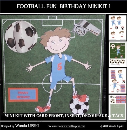 FOOTBALL FUN BIRTHDAY MINIKIT 1