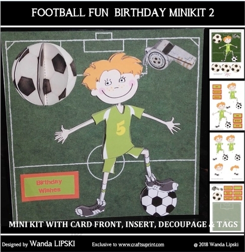 FOOTBALL FUN BIRTHDAY MINIKIT 2
