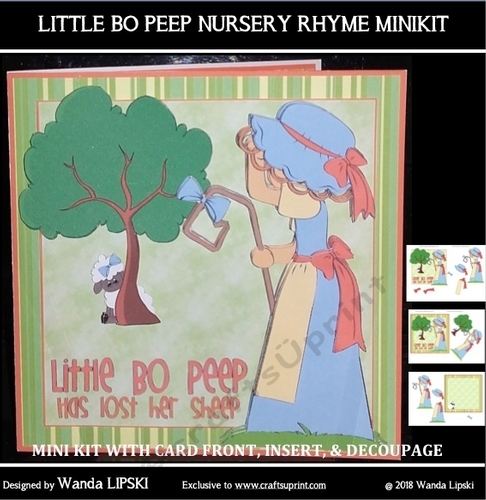 LITTLE BO PEEP NURSERY RHYME MINIKIT