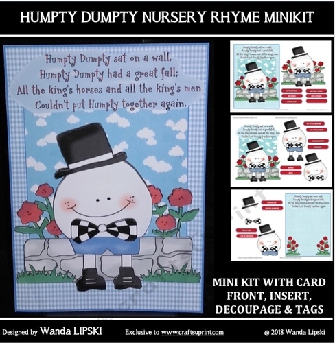 HUMPTY DUMPTY NURSERY RHYME MINIKIT