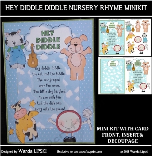 HEY DIDDLE DIDDLE NURSERY RHYME MINIKIT