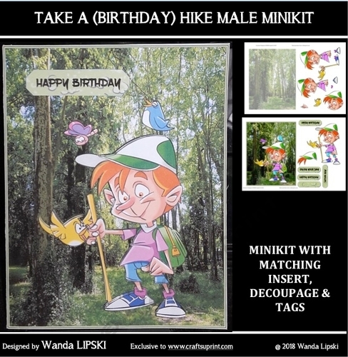 TAKE A (BIRTHDAY) HIKE MALE MINIKIT