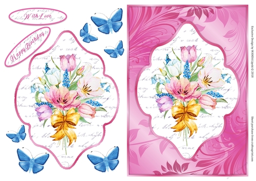 WATERCOLOUR BUTTERFLY BOUQUET