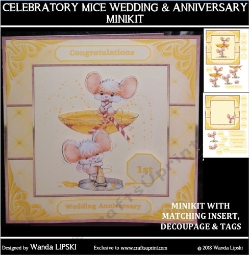 CELEBRATORY MICE WEDDING OR ANNIVERSARY MINIKIT