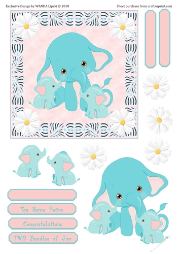DUMBO TWINS BIRTH CONGRATULATIONS