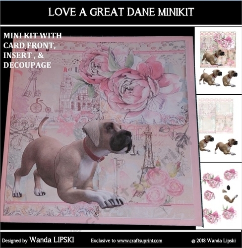 LOVE A GREAT DANE ANY OCCASION MINIKIT