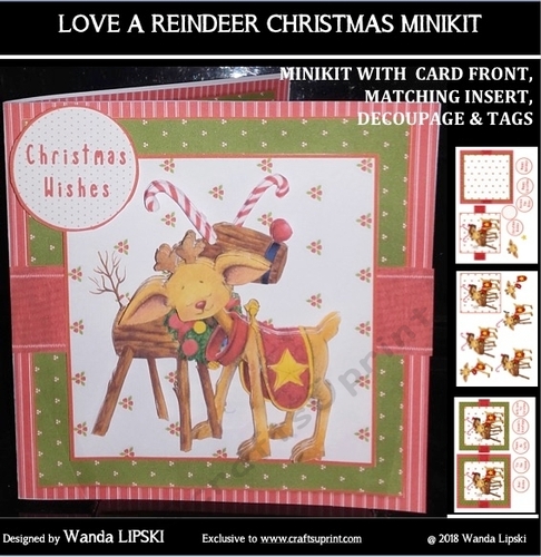 LOVE A REINDEER CHRISTMAS MINIKIT
