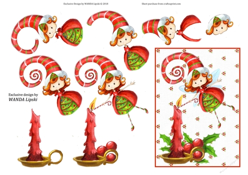 LIGHT UP YOUR CHRISTMAS FAIRY STEP BY STEP TOPPER