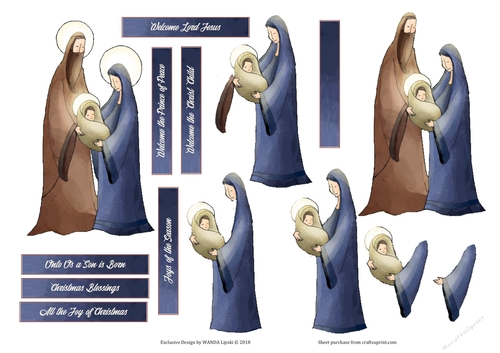 HOLY FAMILY STEP BY STEP